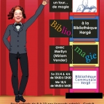 Bibliomagie : venez faire un tour… de magie avec Merilyn (Miriam Vender) ! – Mercredi 18 mai 2022 de 14h30 à 16h30