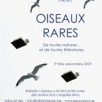 Oiseaux rares : 3ème Fête saisonnière 2023 – Samedi 16 septembre 2023 de 11h30 à 17h